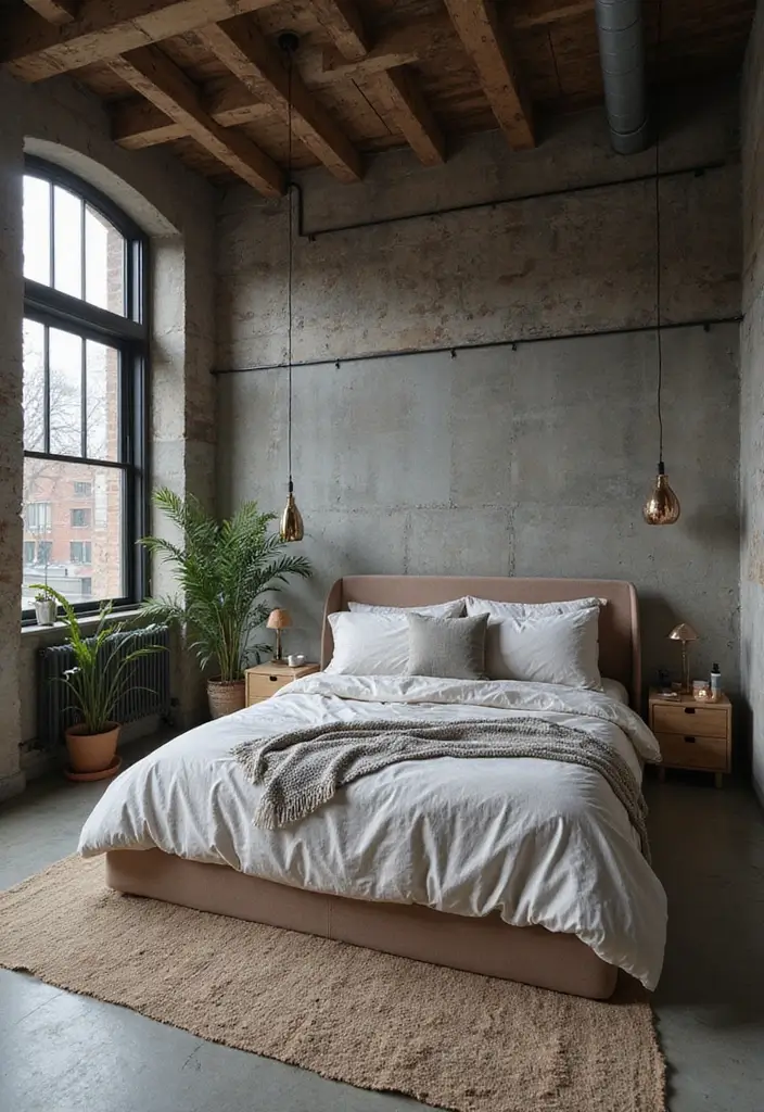 25 Cute Bedroom Ideas Bloxburg That Are Easy to Recreate 8. Modern Industrial