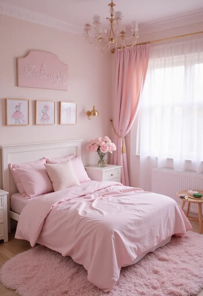 25 Cute Bedroom Ideas Bloxburg That Are Easy to Recreate 9. Dreamy Pastel Paradise