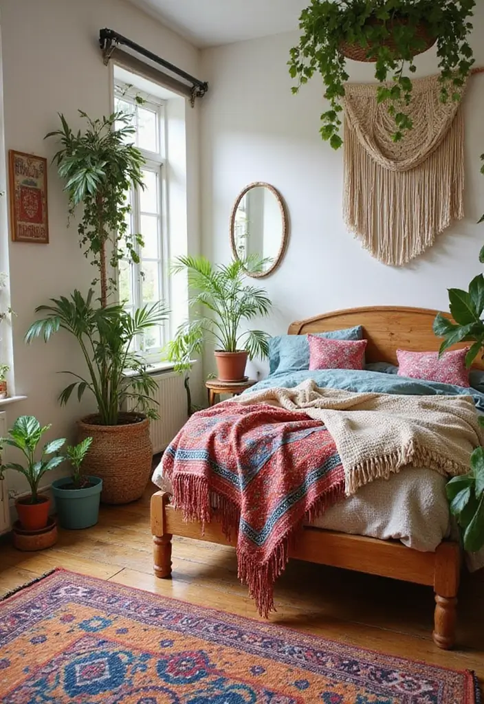 25 Girls Bedroom Ideas for 6 Year Olds That Are Sweet Playful 11. Fun and Funky Boho Vibes