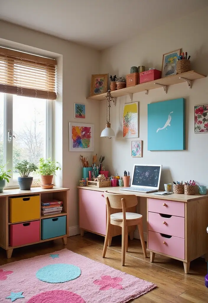 25 Girls Bedroom Ideas for 6 Year Olds That Are Sweet Playful 12. Crafty Creative Studio