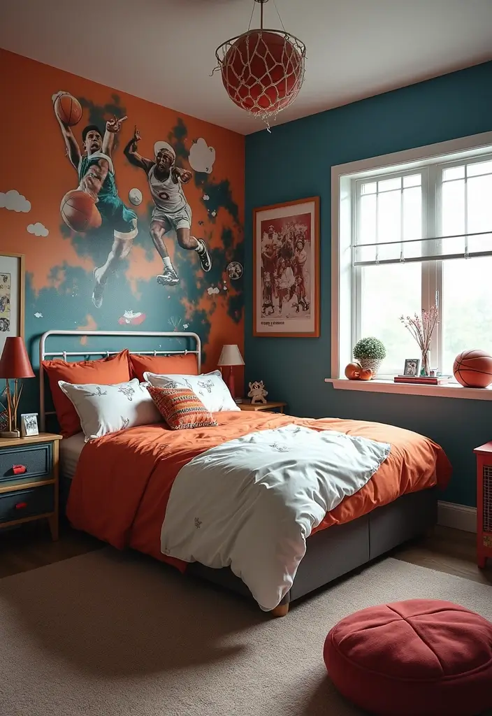 25 Girls Bedroom Ideas for 6 Year Olds That Are Sweet Playful 14. Sporty Active Room
