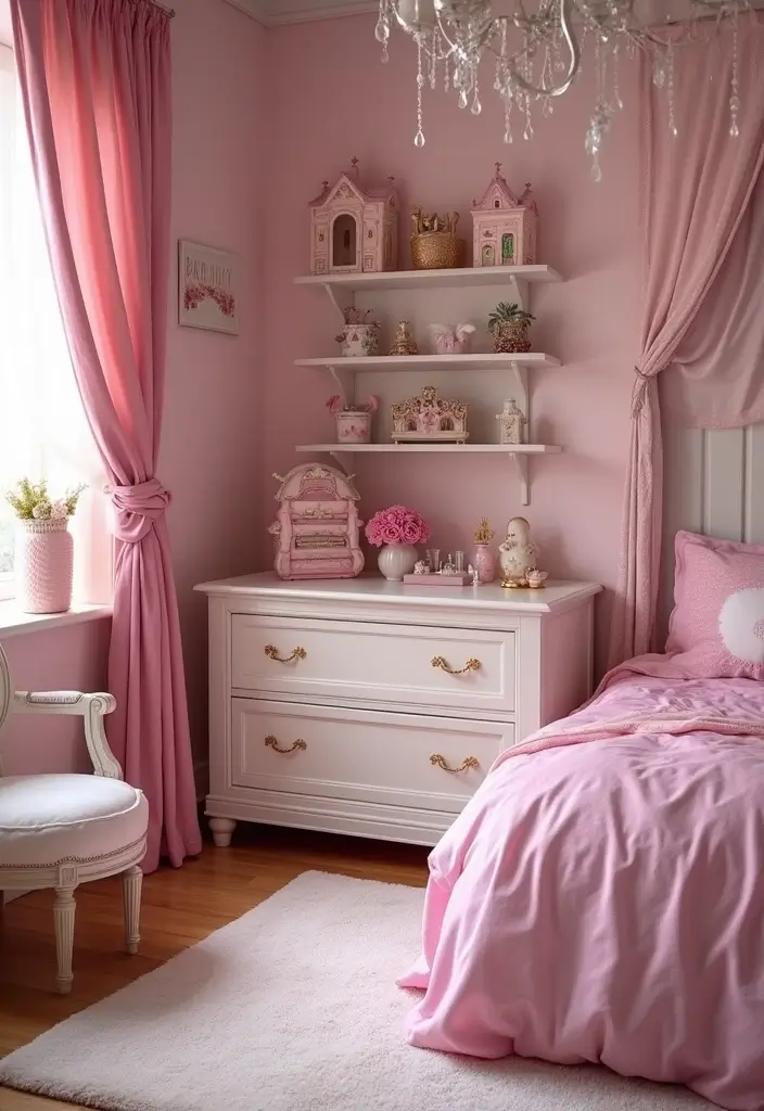 25 Princess Bedroom Ideas for Kids That Feel Straight Out of a Castle 21. Magical Accessories and Decor