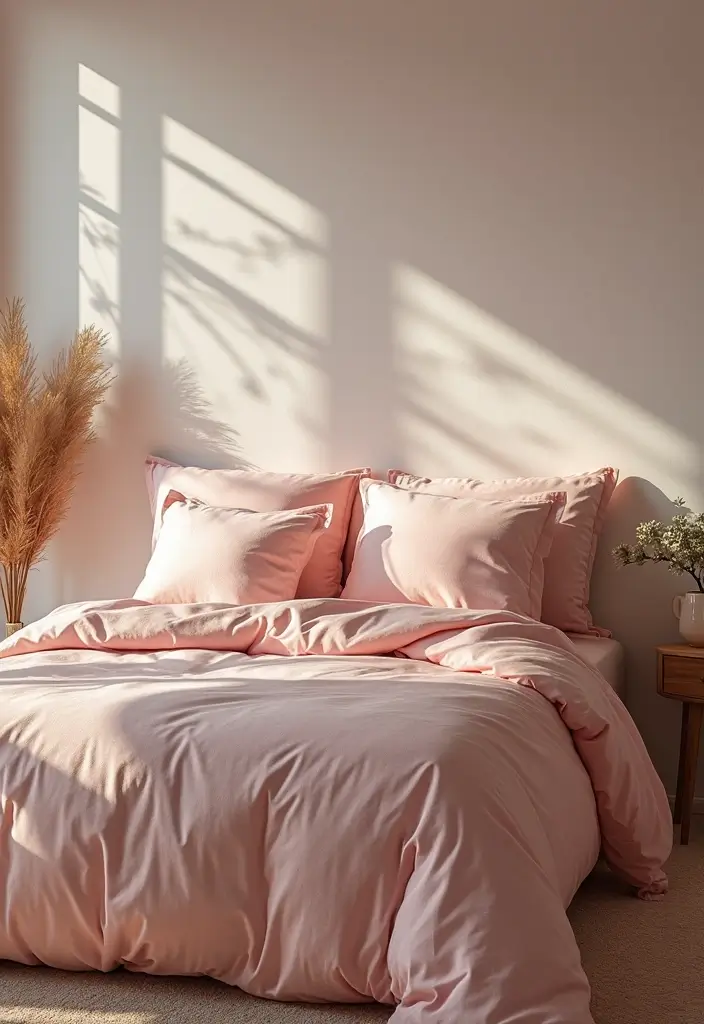 25 Rose Gold Bedroom Ideas That Feel Glamorous Feminine 20. Rose Gold Themed Bedding Sets
