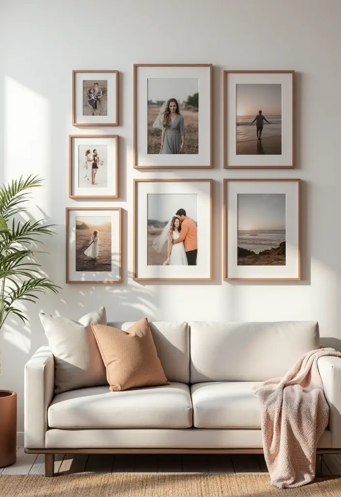 25 Rose Gold Bedroom Ideas That Feel Glamorous Feminine 21. Rose Gold Photo Frames