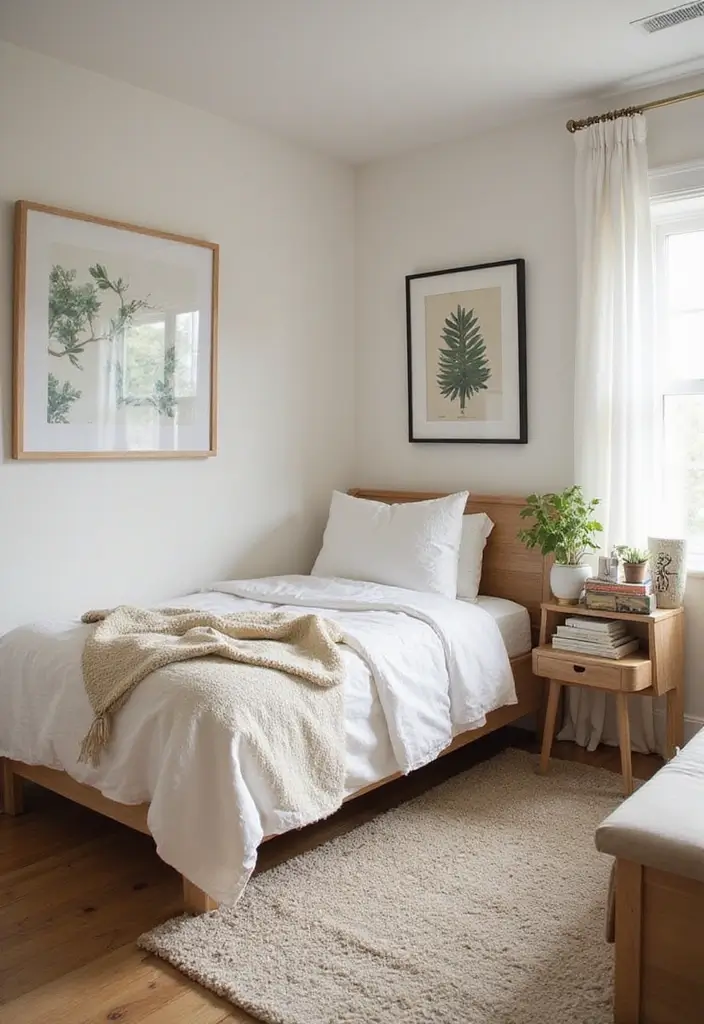 25 Small Primary Bedroom Ideas That Feel Calm Luxurious 19. Keep Surfaces Clear