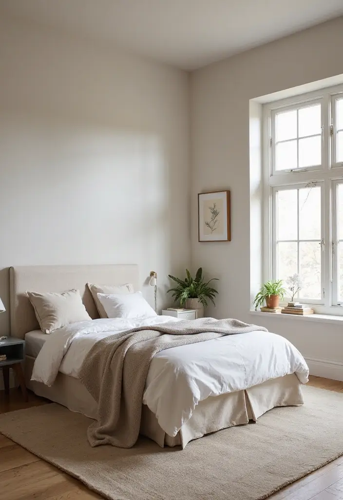 25 Small Primary Bedroom Ideas That Feel Calm Luxurious 22. Celebrate Simplicity with Essentialist Design