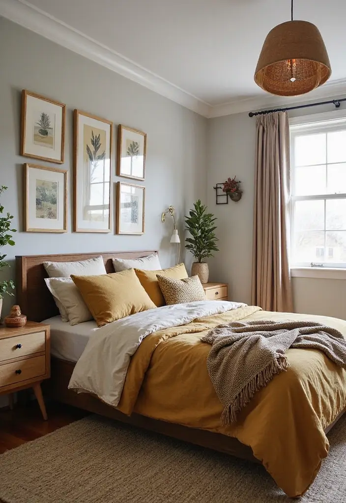 25 Tan Comforter Bedroom Ideas That Feel Soft Balanced 14. Eclectic Accessories