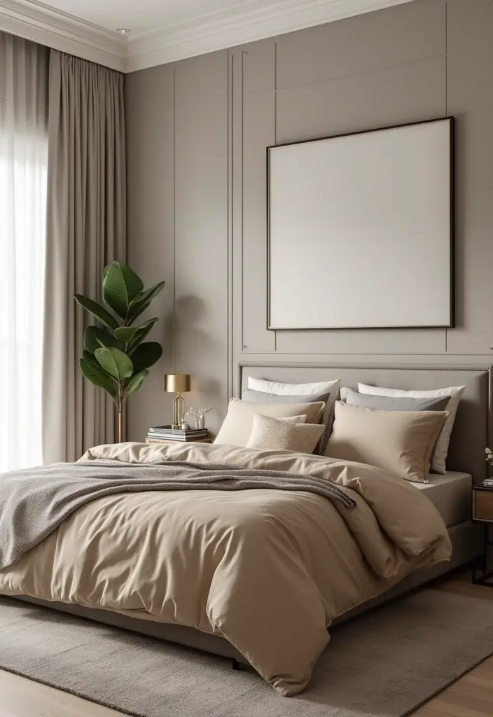 25 Tan Comforter Bedroom Ideas That Feel Soft Balanced 4. Neutral Color Palette