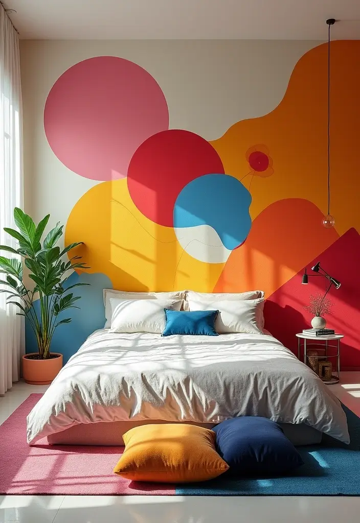 25 Wall Drawing Bedroom Art Ideas That Spark Creativity 18. Modern Art Inspirations