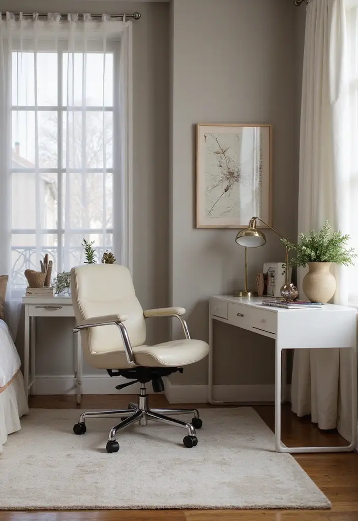 26 Bedroom Chair Ideas for Small Spaces That Save Space in Style 10. Swivel Chairs