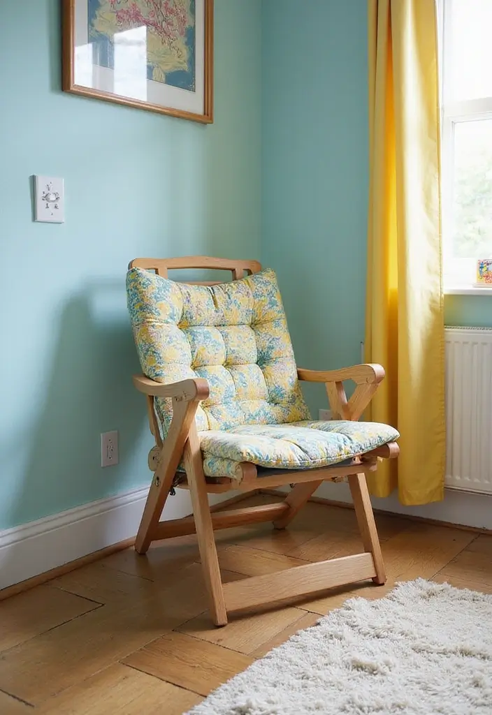 26 Bedroom Chair Ideas for Small Spaces That Save Space in Style 16. Folding Lounge Chair