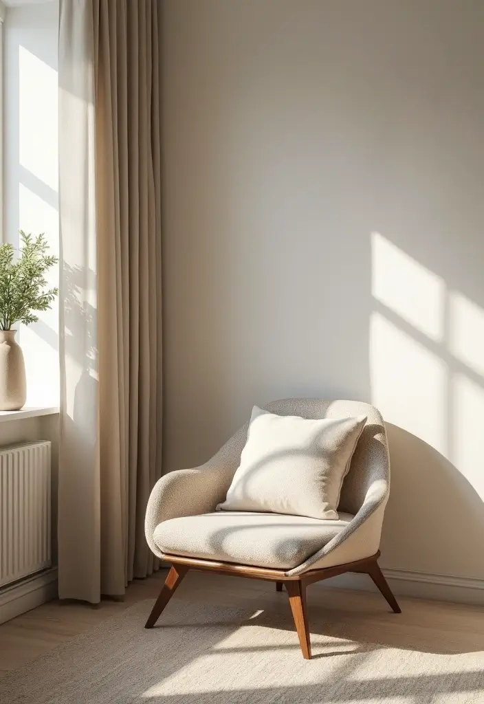 26 Bedroom Chair Ideas for Small Spaces That Save Space in Style 8. Compact Lounge Chair