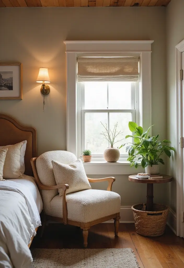 26 Bedroom Small Space Ideas That Feel Airy Organized 15. Build a Cozy Nook