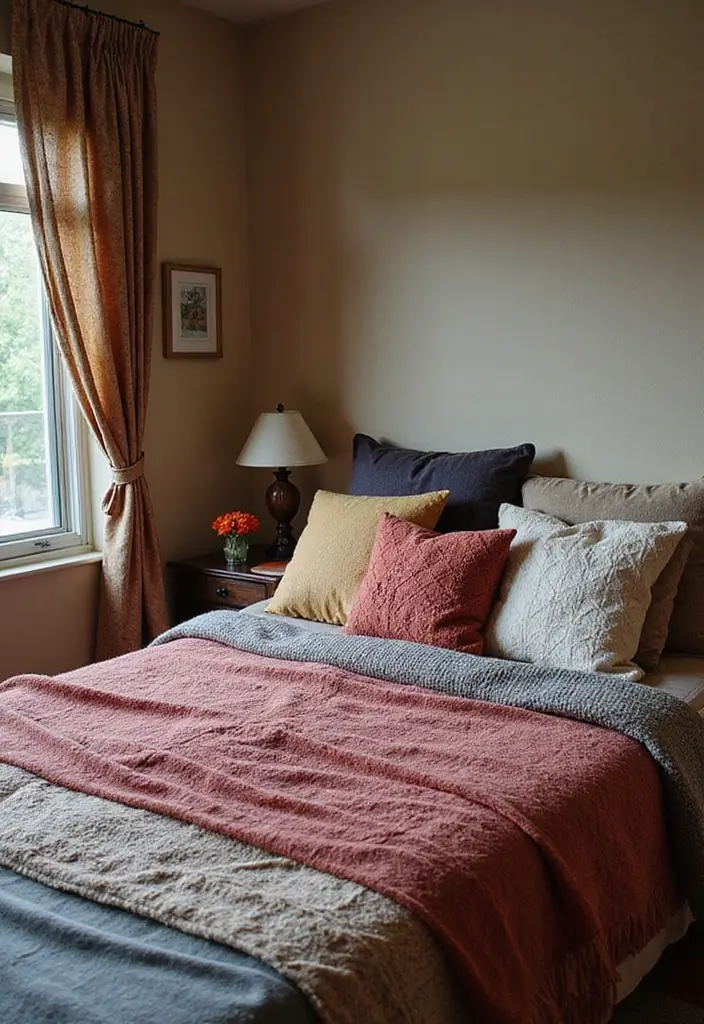 26 Bedroom Small Space Ideas That Feel Airy Organized 26. Personalize with Textiles