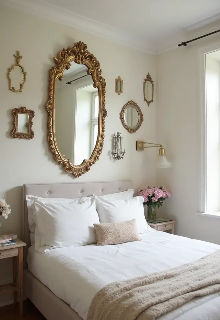 26 Bedroom Small Space Ideas That Feel Airy Organized 8. Incorporate Mirrors