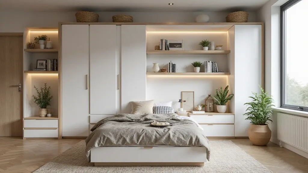 26 Bedroom Small Space Ideas That Feel Airy & Organized