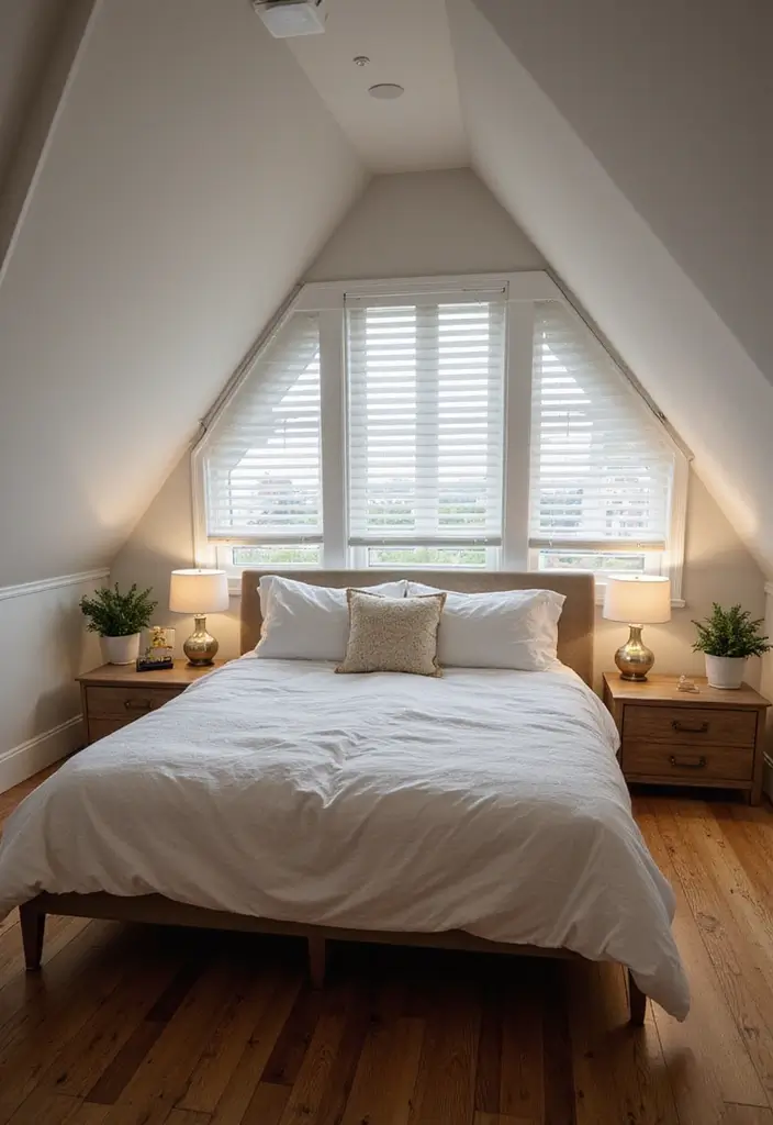 27 Attic Bedroom Ideas Master Suite That Feel Private Luxurious 14. Smart Technology Integration