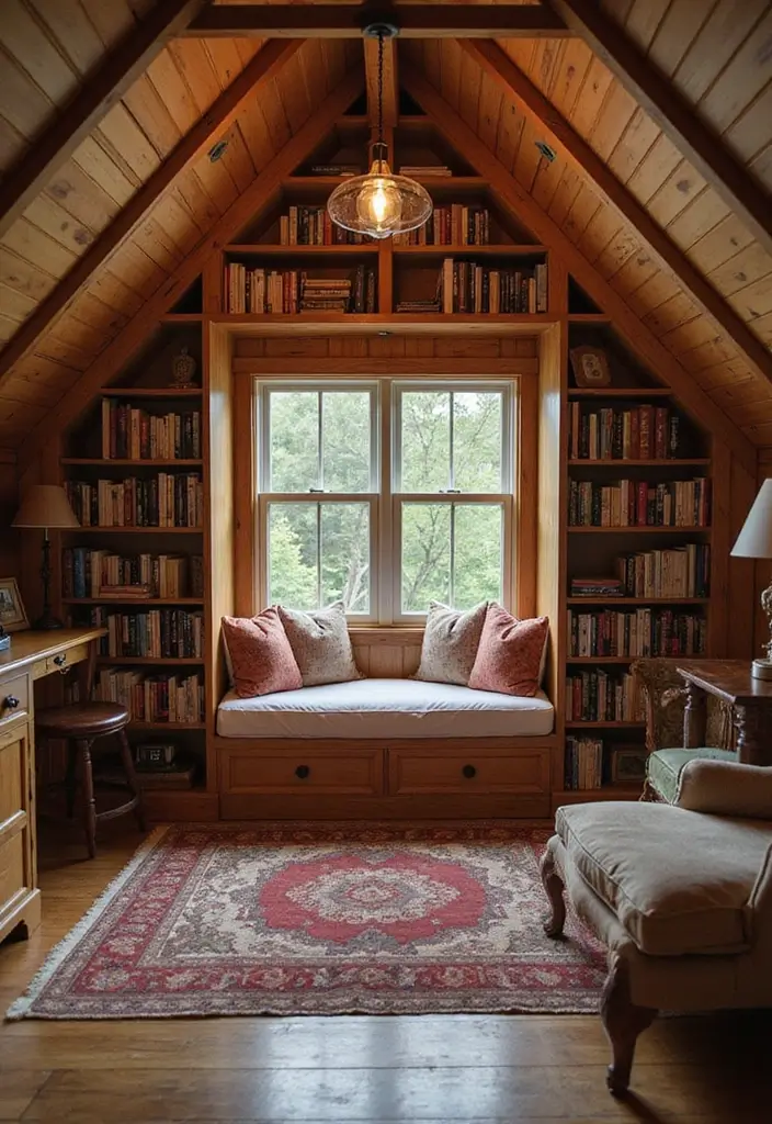 27 Attic Bedroom Ideas Master Suite That Feel Private Luxurious 2. Cozy Nook for Reading