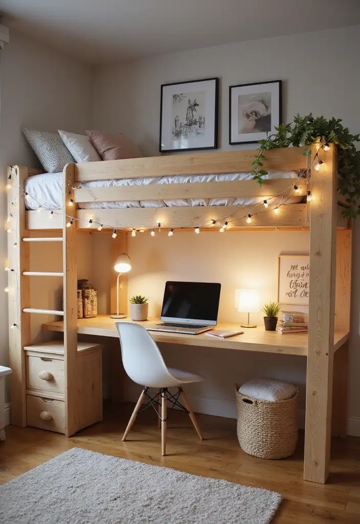 27 Teen Loft Bedroom Ideas That Are Modern and Multi Functional 1. Elevated Beds for Extra Space