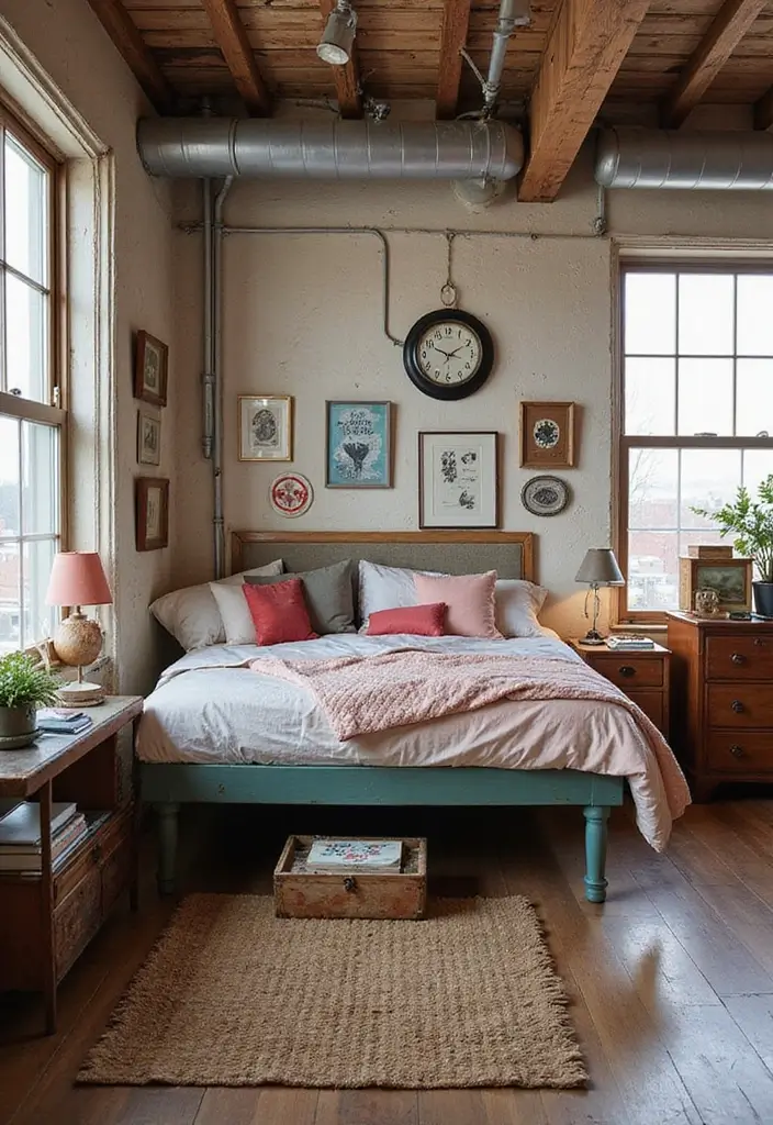 27 Teen Loft Bedroom Ideas That Are Modern and Multi Functional 15. Vintage Finds