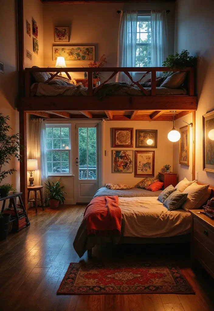 27 Teen Loft Bedroom Ideas That Are Modern and Multi Functional 16. Layered Lighting Techniques