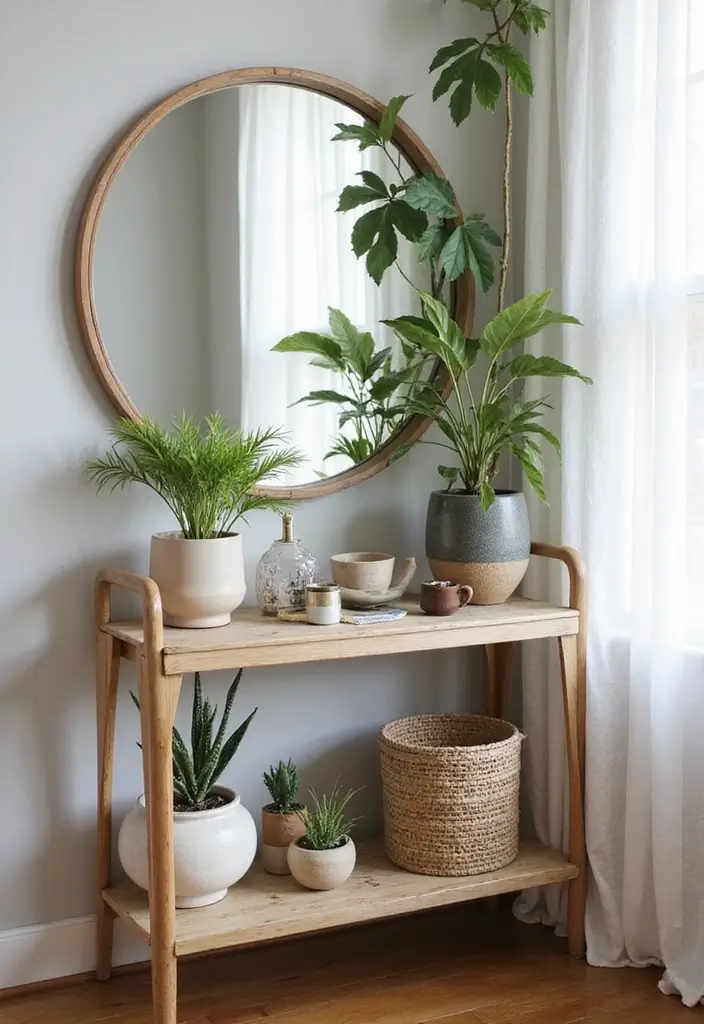 28 Corner Shelf Ideas Bedroom That Are Functional and Pretty 15. Corner Mirror Shelf