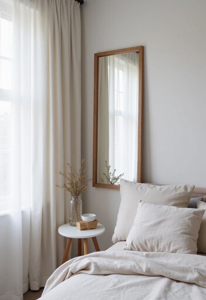 28 Small Bedroom Mirror Ideas That Make Rooms Look Bigger 10. Vertical Mirrors