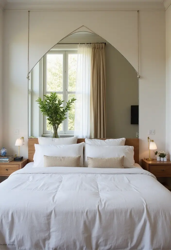 28 Small Bedroom Mirror Ideas That Make Rooms Look Bigger 6. Mirrored Accent Walls