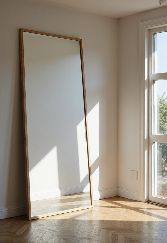 29 Small Bedroom Window Ideas That Brighten Tiny Spaces 12. Large Mirrors to Expand Light