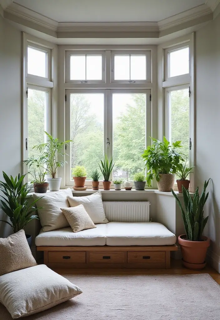 29 Small Bedroom Window Ideas That Brighten Tiny Spaces 16. Bay Windows for Added Space