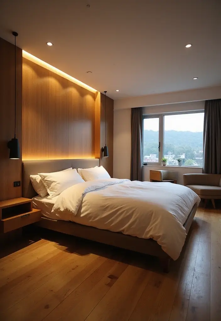 29 Small Bedroom Window Ideas That Brighten Tiny Spaces 25. Recessed Lighting Near Windows