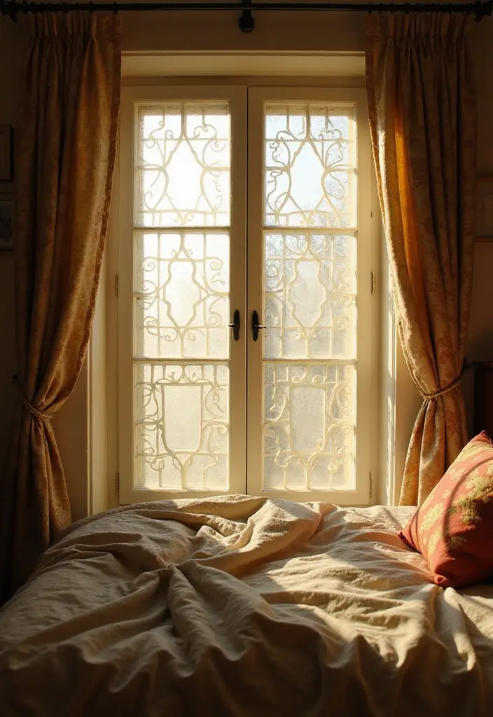 29 Small Bedroom Window Ideas That Brighten Tiny Spaces 28. Elegant Window Screens for Style