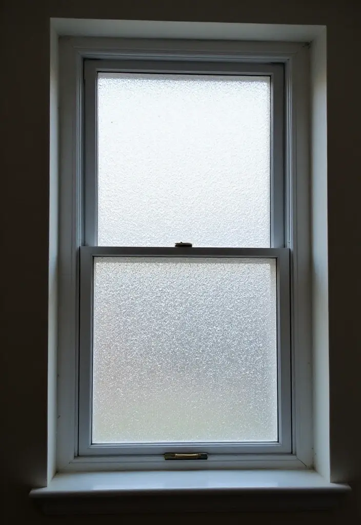 29 Small Bedroom Window Ideas That Brighten Tiny Spaces 3. Window Film for Privacy and Light