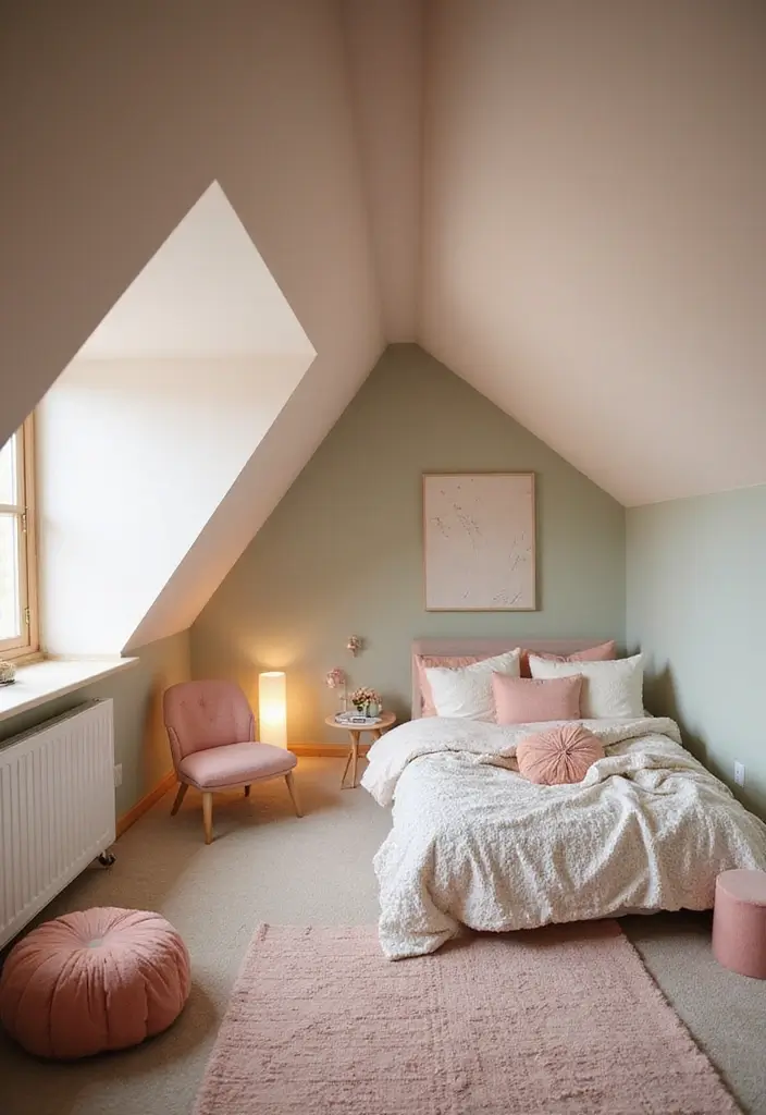 30 Attic Bedroom Ideas for Kids That Feel Magical and Fun 29. Cozy Corner