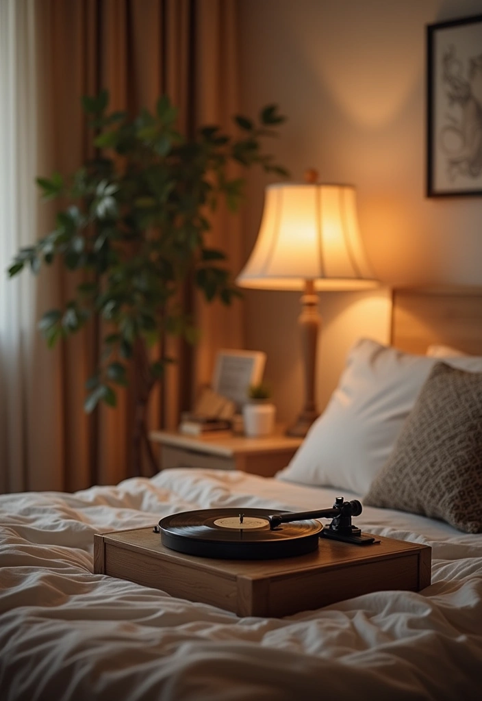 30 Bedroom Decor Ideas for Couples That Spark Instant Romance 21. Subtle Music Elements