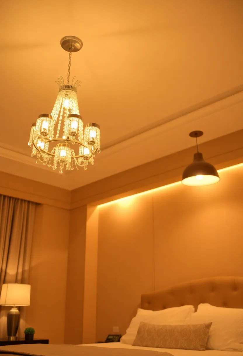 30 Bedroom Decor Ideas for Couples That Spark Instant Romance 24. Elegant Lighting Fixtures