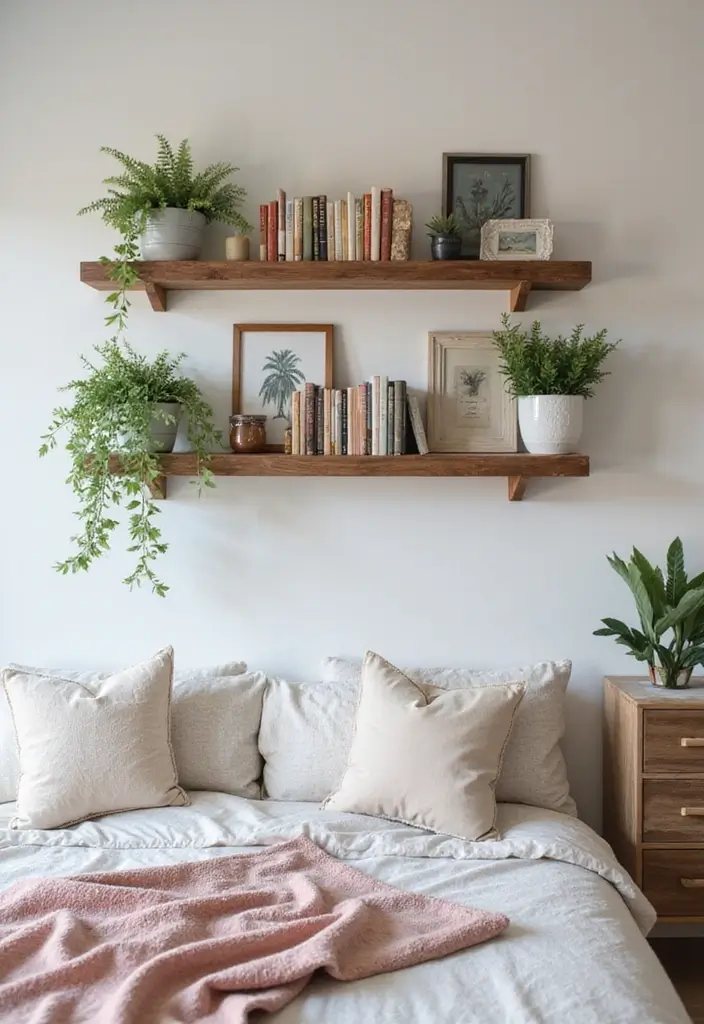 30 Bedroom Ideas for Teens That Look Straight Out of Pinterest 19. Unique Wall Shelves