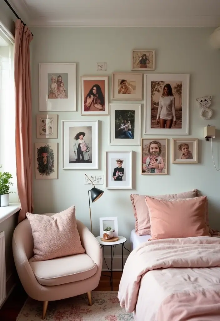 30 Bedroom Ideas for Teens That Look Straight Out of Pinterest 8. Personalized Gallery Wall