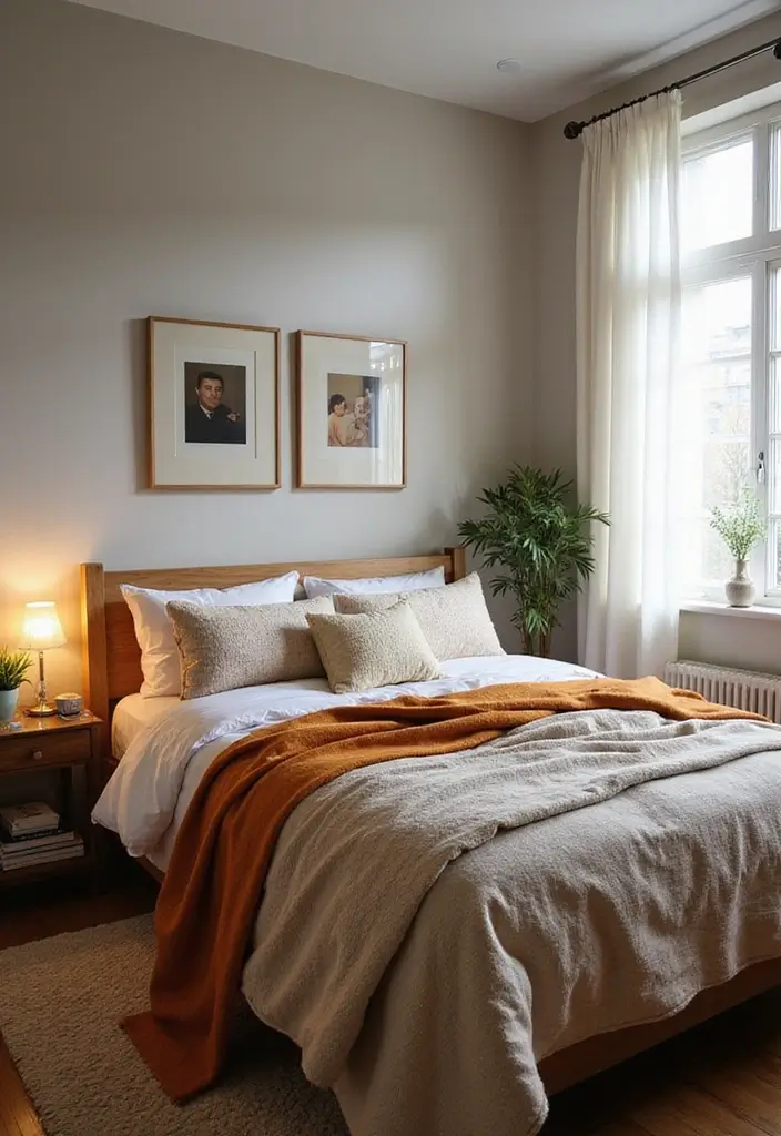 30 Bedroom Set Up Ideas That Make Small Rooms Feel Big 17. Layering Textures in Bedding