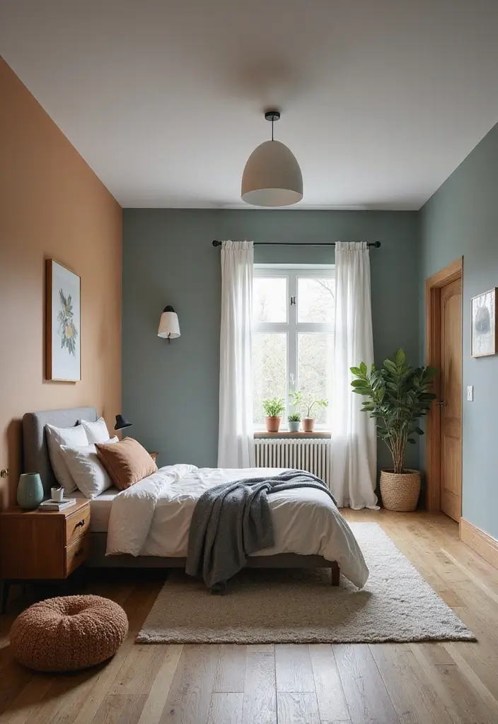 30 Bedroom Set Up Ideas That Make Small Rooms Feel Big 20. Use Color for Depth