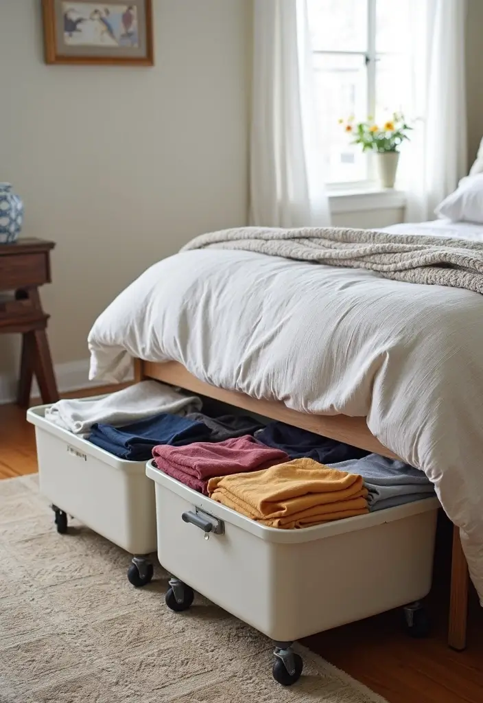 30 Bedroom Wall Storage Ideas That Save Space in Style 22. Under Bed Storage Solutions