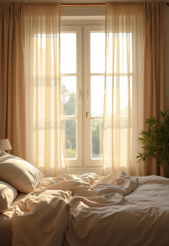 30 Calming Bedroom Ideas Inspiration for a Peaceful Retreat 13. Morning Light