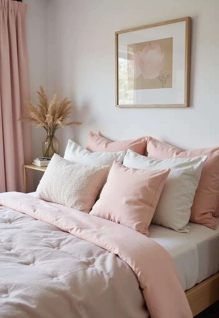 30 Calming Bedroom Ideas Inspiration for a Peaceful Retreat 21. Soft Color Accents