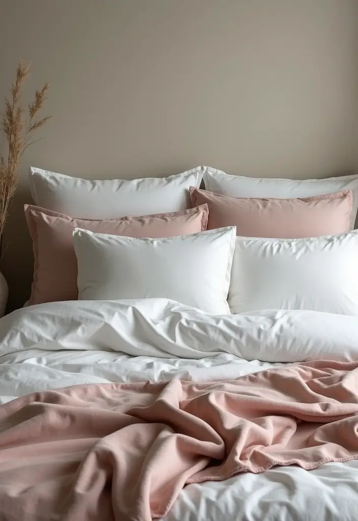 30 Calming Bedroom Ideas Inspiration for a Peaceful Retreat 8. Soft Bedding Layers