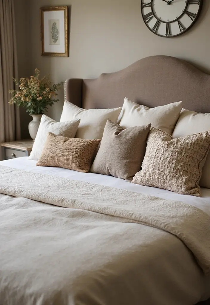 30 King Single Bedroom Ideas That Feel Spacious Functional 27. Cozy Throw Pillows