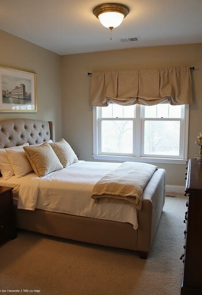 30 King Single Bedroom Ideas That Feel Spacious Functional 29. Cozy Window Treatments