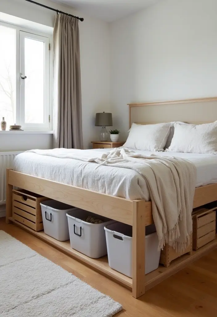 30 King Single Bedroom Ideas That Feel Spacious Functional 5. Under Bed Storage