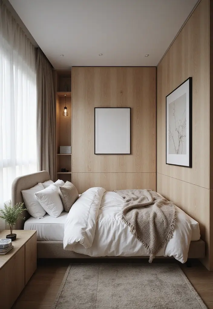 30 Mens Small Bedroom Ideas That Feel Minimal Masculine 21. Embrace Open Floor Plans