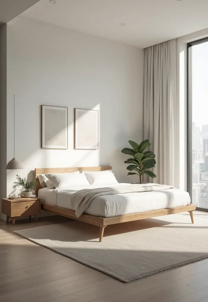 30 Simple Bedroom Decor Ideas That Feel Effortless Elegant 2. Minimalist Furniture