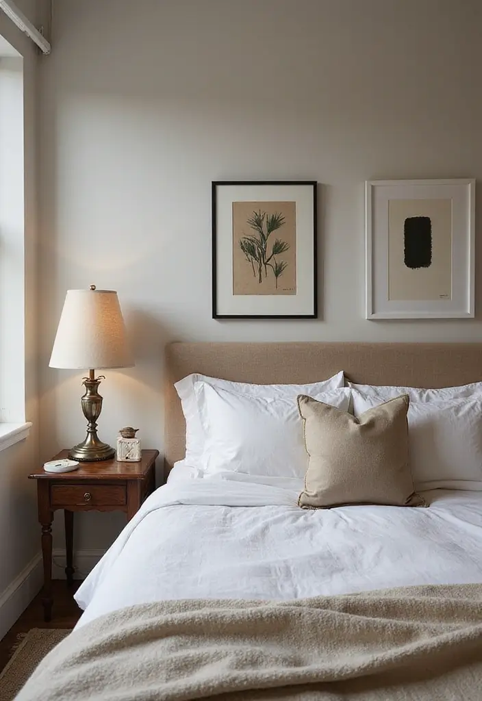 30 Simple Bedroom Decor Ideas That Feel Effortless Elegant 29. Vintage Accents